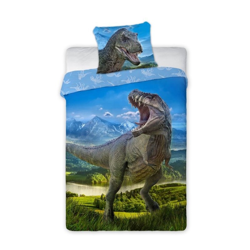 Dinosaur T-Rex Bedding Set 140×200cm, 70×90 cm