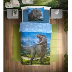 Dinosaur T-Rex Bedding Set 140×200cm, 70×90 cm