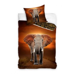 Elephant bedding cover 140×200cm, 70×90 cm