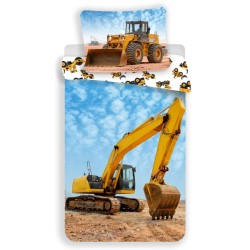 Construction Construction, Bedding Set Dredger 140×200cm, 70×90 cm