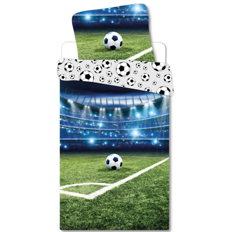 Housse de couette Stade de football 140×200cm, 70x90cm