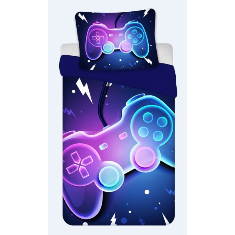 Gamer bedding set 140×200cm, 70×90 cm