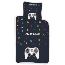 Gamer bedding set Start Game 140×200cm, 70×90 cm