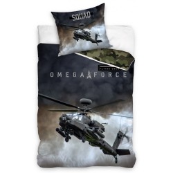 Helicopter Apache Bedding Set 140x200 cm, 70x90 cm