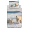 Polar Bear Family bedding set 140×200cm, 60×63 cm