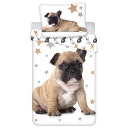 Dog French Bulldogs Bedding Set 140×200cm, 70×90 cm