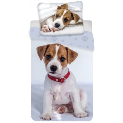 Dog Red Collar bedding cover 140×200cm, 70×90 cm