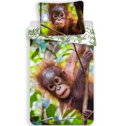 Orangutan bedding cover 140×200cm, 70×90 cm