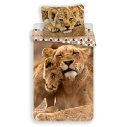 Lion bedding cover 140×200cm, 70×90 cm