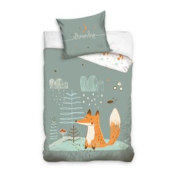 Fox Forest bedding set 140×200cm, 70x90 cm