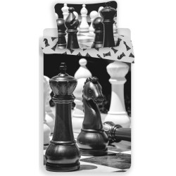 Parure de lit Sport Chess 140√ó200cm, 70√ó90 cm