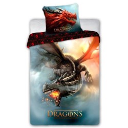 Dragon bedding set 140×200cm, 70×90 cm