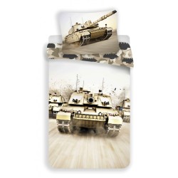 Tank Attack bedding set 140×200cm, 70×90 cm