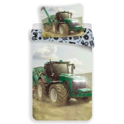 Tractor Tractor, bedding cover 140×200cm, 70×90 cm