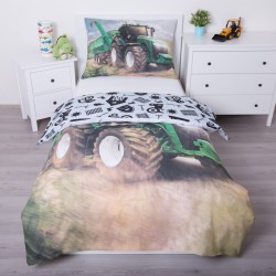 Tractor Tractor, bedding cover 140×200cm, 70×90 cm