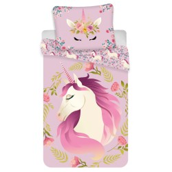 Unicorn bedding set 140×200cm, 70×90 cm