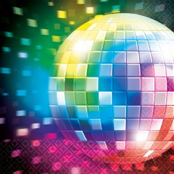 Disco Fever Fever Disco napkins 16 pcs 33x33 cm