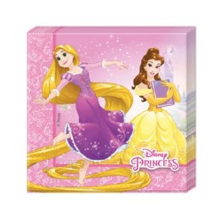 Serviettes Disney Princess Heart Strong 20 pièces 33x33 cm