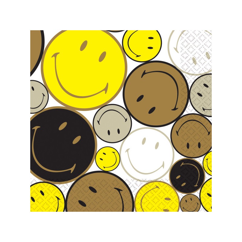 Emoji  Smiley Originals 16-piece napkin 33x33 cm