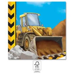 Construction Grabber napkin 20 pcs 33x33 cm FSC