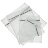 Sac en maille sac de lavage sac de lavage pantalon avec fermeture éclair 9 pièces

