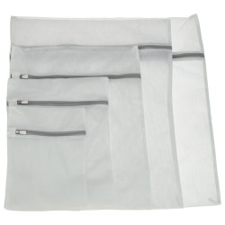 Sac en maille sac de lavage sac de lavage pantalon avec fermeture éclair 9 pièces
