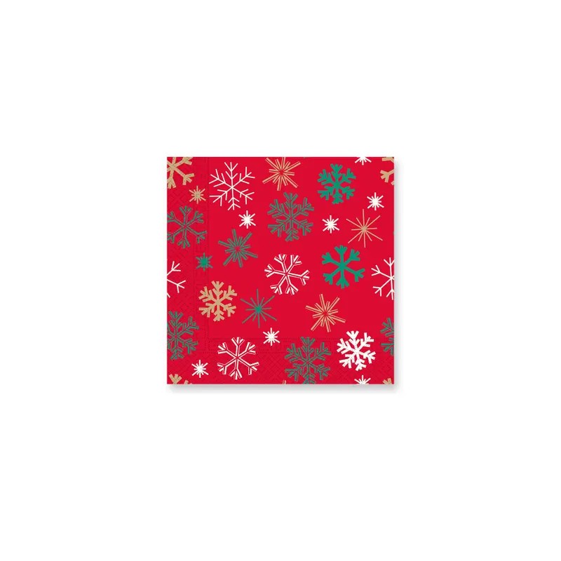 Christmas Colorful Snowflakes i napkin 20 pcs 33x33 cm