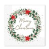 Christmas Holly Wreath i napkin 20 pcs 33x33 cm FSC