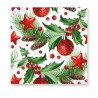 Christmas Pinecones i napkin 20 pcs 33x33 cm