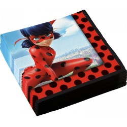 Miraculous Ladybug City 20-piece napkin 33x33 cm