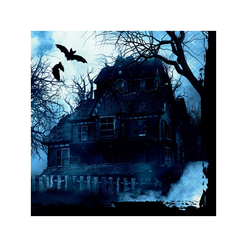 Halloween Haunted Forest Haunted Forest Napkin Set of 16 33x33 cm