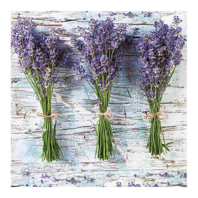 Colour Bunches Lavender decorative napkin 20 pcs 33x33 cm