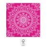 Colour Fuchsia White Mandala Napkin 20 pcs, 33x33 cm FSC