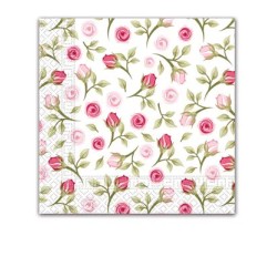 Flower Romantic Roses Roses napkin pack of 20 33x33 cm