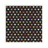 Love XOXO Black napkin 20 pcs 33x33 cm