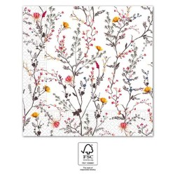 Colour Modern Branches napkin 20 pcs 33x33 cm FSC