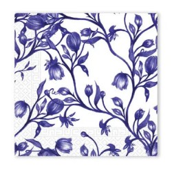 Blume Blue Porcelain 20 St√ºck Serviette 33x33 cm