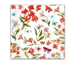 Flower Happy Nature 20 pcs napkins 33x33 cm