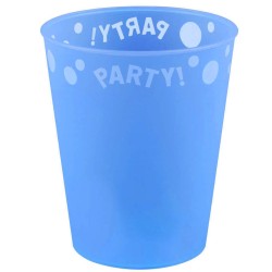 Gobelet en plastique bleu Party Blue Micro Premium 250 ml