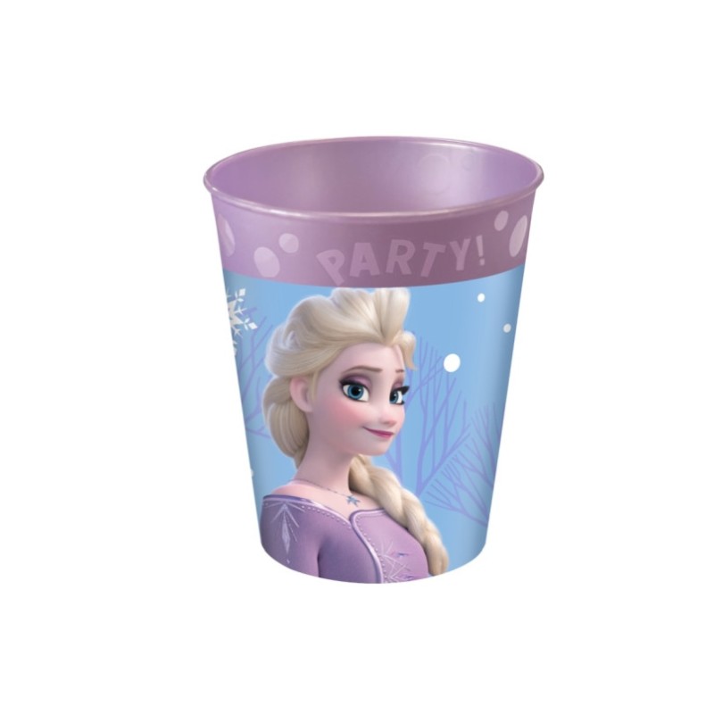 Lot de 4 gobelets en plastique de qualité supérieure Disney Frozen Wind Micro 250 ml