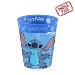 Lot de 4 gobelets en plastique de qualité supérieure Disney Lilo et Stitch Angel Micro 250 ml