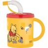 Gobelet à paille Disney Winnie l'ourson, plastique 210 ml