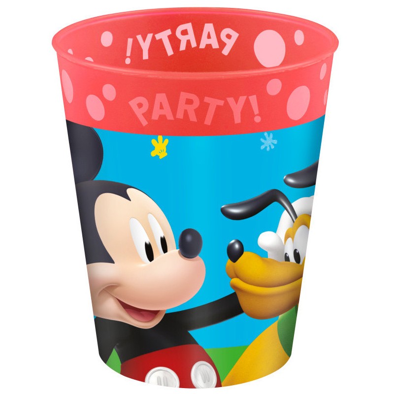 Gobelet en plastique micro premium Disney Mickey Rock the House 250 ml