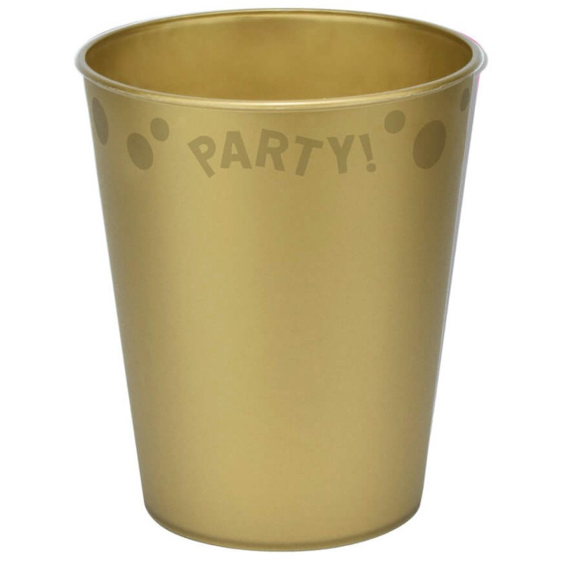 Gobelet en plastique Party Gold Micro Premium 250 ml