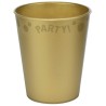 Gobelet en plastique Party Gold Micro Premium 250 ml