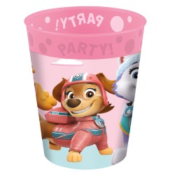 Lot de 4 gobelets en plastique de qualité supérieure Skye et Everest de Paw Patrol, 250 ml