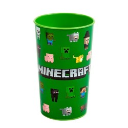 Minecraft Green plastic cup 250 ml