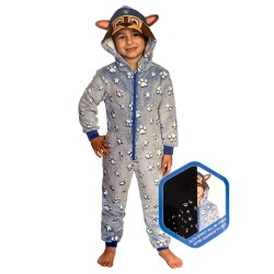 Pyjama long pour enfant Paw Patrol phosphorescent, taille totale 110/116 cm