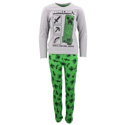 Pyjama long Minecraft Create Kids 11 ans