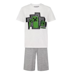 Pyjama court enfant Minecraft 10 ans